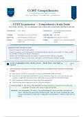 CCHT Exam &lpar;Latest 2026&sol;2027 Update&rpar; &vert; Complete Study Guide Questions and Verified Answers &vert; Certified Clinical Hemodialysis Technician  Clinical Care&comma; Technical Systems&comma; Environment&comma; Role Responsibilities &vert; A&plus; Graded &vert; NNCC&sol;NANT&NewLine;&NewLine;