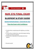 NUR 376 Final Exam Blueprint & Study Guide 2026 Edition &ndash; Concordia