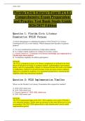 Florida Civic Literacy Exam &lpar;FCLE&rpar; Comprehensive Exam Preparation and Practice Test Bank Study Guide 2026&sol;2027 Edition