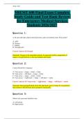 NREMT 600 Final Exam Complete Study Guide and Test Bank Review for Emergency Medical Services Students 2026&sol;2027
