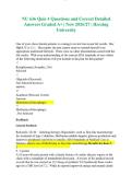 NU 636 Quiz 4 Questions and Correct Detailed Answers Graded A&plus; &vert; New 2026&sol;27 &vert; Herzing University