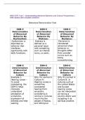 WGU D571 Task 1&colon; Understanding Abnormal Behavior and Cultural Perspectives &vert; 2026 Update with complete solutions&period;