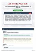 ASU Econ 211 Final Exam 100&plus; &lpar;Premium 2026&rpar; Exam Training Kit   100&percnt; Verified Answers   A&plus; Success Rate