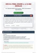 ECN 211 Final &lpar;Exams 1&comma; 2&comma; 3&rpar; ASU Douglas 65&plus; &lpar;2026 2027 Edition&rpar; Exam Prep Bank   100&percnt; Correct Solutions   Expert Rationales