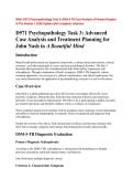 WGU D571 Psychopathology Task 3&colon; DSM-5-TR Case Analysis of Howard Hughes in The Aviator &vert; 2026 Update with complete solutions&period;