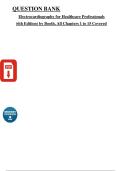 Electrocardiography for Healthcare Professionals 6th Edition PDF &vert; ECG Test Bank &vert; Kathryn Booth