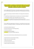 Kaplan Medical Surgical Integrated Test &ndash; Actual Exam 80 Questions and Correct Detailed Answers &lpar;Verified Answers&rpar; 2026&sol;2027 &vert; A&plus; Grade Nursing Study Guide