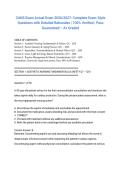 CANS Exam Actual Exam 2026&sol;2027&colon; Complete Exam-Style Questions with Detailed Rationales &vert; 100&percnt; Verified &vert; Pass Guaranteed &ndash; A&plus; Graded