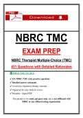 NBRC TMC Exam Prep &vert; &lpar;2026&rpar; Respiratory Therapy Questions &vert; PDF