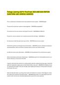 Portage Learning A&P II Final Exam Questions & Answers 2024&ndash;2026 &vert; Anatomy and Physiology II Comprehensive Final Exam Study Guide &vert; Acid-Base Balance&comma; Renal Physiology&comma; Cardiovascular&comma; Endocrine & Fluid Electrolyte Review
