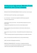 Professional Adjustment Monthly Exam Questions & Correct Answers 2024&ndash;2026 &vert; Philippine Nursing Laws&comma; Ethics&comma; RA 9173&comma; House Bill 9389&comma; Nursing Leadership & Professional Practice Study Guide