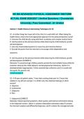 NR 509 ADVANCED PHYSICAL ASSESSMENT MIDTERM ACTUAL EXAM 2026&sol;2027 &vert; Verified Questions &vert; Chamberlain University &vert; Pass Guaranteed - A&plus; Graded&NewLine;&NewLine;