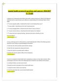 Rasmussen Mental Health Exam &vert;Mental Health Proctored&vert;Rasmussen Mental Health Final &vert;Mental Health Exam 1&comma;2 &ndash; Rasmussen&vert;2025&sol;2026 &ndash; Questions and Answers &lpar;A&plus; Grade&rpar;Rasmussen College &ndash; Mental Health Nursing &lpar;Final Exam&rpar;&vert;Quiz Bundles