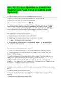 BSNS112&colon; Final-Qualitative Exam with Guaranteed Pass Solutions 2026-2027 Updated&period;