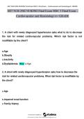 NUR 2502 Final Exam MDC 3 &vert; Cardiovascular and Hematology Study Guide