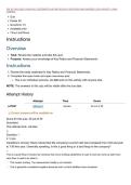 FIN 301 W02 QUIZ&colon; FINANCIAL STATEMENTS AND KEY RATIOS &vert; QUESTIONS AND ANSWERS &vert; 2026 UPDATE &vert; 100&percnt; CORRECT&period;