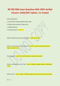 NR 228 FINAL Exam Questions With 100&percnt; Verified &NewLine;Answers &vert;2026&sol;2027 Update &vert; A&plus; Graded 