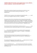 BIOS 251 ANATOMY & PHYSIOLOGY I WEEK 8 FINAL EXAM MOST TESTED QUESTIONS AND VERIFIED SOLUTIONS&sol;GET IT 100&percnt; ACCURATE&excl;&excl; 2026&excl;&excl;&NewLine;