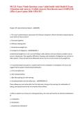 NR 325&colon; Exam 3 Study Questions&comma; exam 3 adult health Adult Health II Exam 3 Questions and Answers &lpar;Verified Answers&rpar; Most Recent exam COMPLETE &lpar;2026&rpar; &lpar;Latest Update 2026&rpar; UPDATE&excl;&excl;&NewLine;
