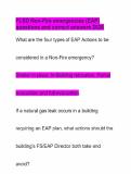 FLSD Non-Fire emergencies &lpar;EAP&rpar; questions and correct answers 2026