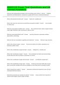 BSNS115 Exam Test Questions and All Correct Answers&period;