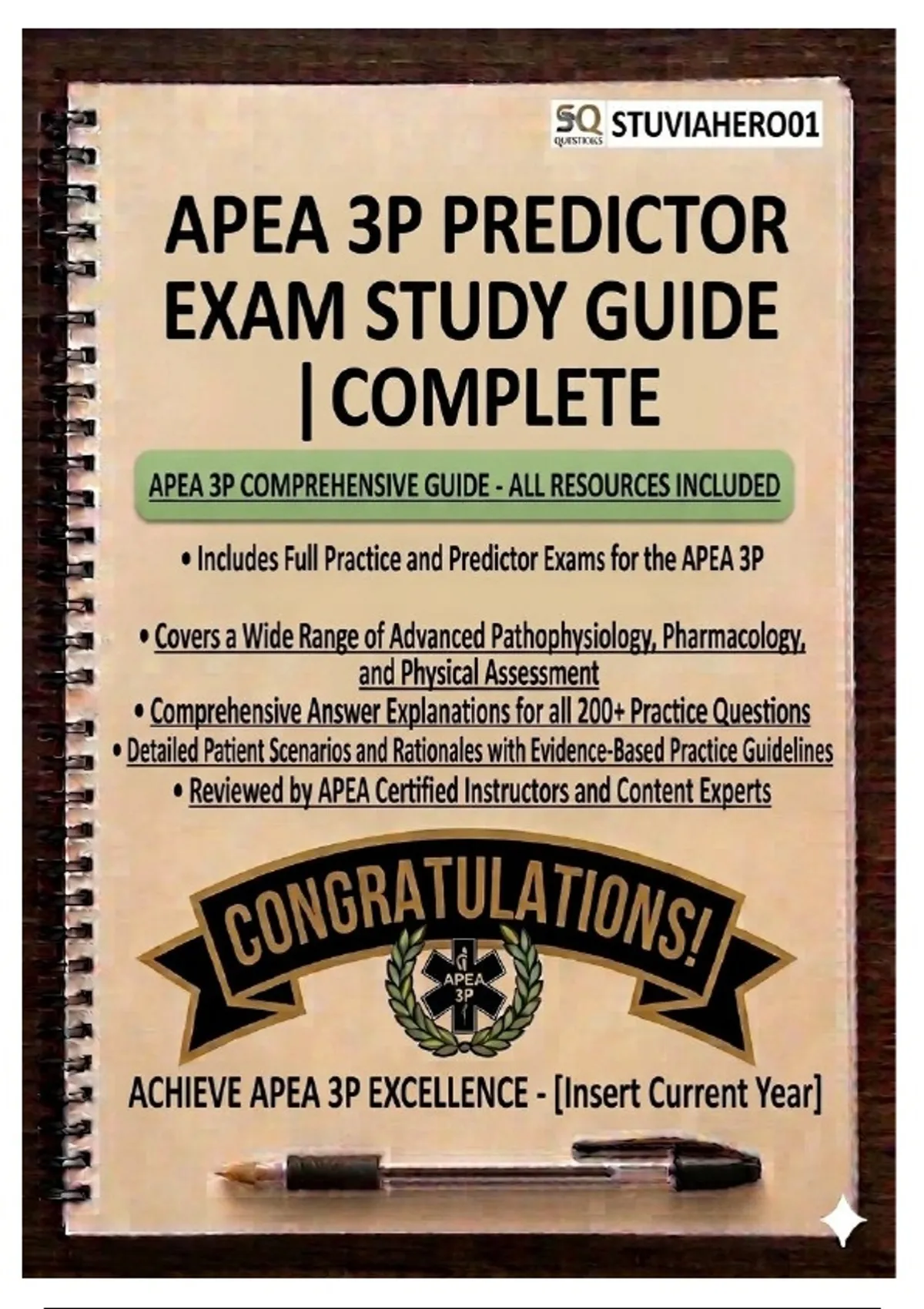 APEA 3P Predictor Exam Study Guide | Complete 2026 Test Bank – 750 ...