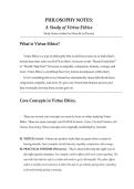 PHIL 101 - INTRO TO ETHICS - VIRTUE ETHICS STUDY GUIDE &lpar;ARISTOTLE&comma; ARETE&comma; PHRONESIS&comma; EUDAIMONIA&comma; THE GOLDEN MEAN&rpar;