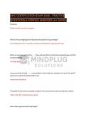 UHC CERTIFICATION EXAM 2026 &ndash; PRACTICE&NewLine;QUESTIONS & VERIFIED ANSWERS &lpar;A&plus; GUIDE&rpar;&NewLine;
