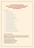 NUR 509 FNP ADULTS FINAL EXAM &NewLine;NEWEST 2026 &vert; ACTUAL TEST BANK WITH 200 Q&A&vert;MCQS&vert;  &NewLine;& RATIONALES FAMILY NURSE PRACTITIONER &ndash;  &NewLine;ADULT PRIMARY CARE