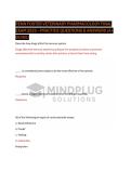 PENN FOSTER VETERINARY PHARMACOLOGY FINAL&NewLine;EXAM 2025 &ndash; PRACTICE QUESTIONS & ANSWERS &lpar;A&plus;&NewLine;GUIDE&rpar;
