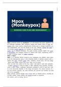  Study Guide for 9 Mpox &lpar;Monkeypox&rpar; Nursing Care Plans latest 20&NewLine;26