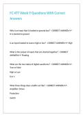 FC ATT Week 9 Questions With Correct Answers&period;