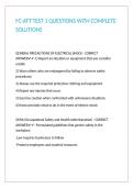FC-ATT TEST 1 QUESTIONS WITH COMPLETE SOLUTIONS