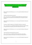 WGU C182 INFORMATION TECH AS A DISCIPLINE MODULE 2 EXAM QUESTIONS WITH ANSWERS &vert;GRADED A&plus; &period;