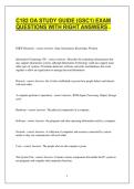 C182 OA STUDY GUIDE &lpar;GSC1&rpar; EXAM QUESTIONS WITH RIGHT ANSWERS 