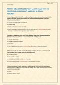 NR 511 CEA EXAM 2026&sol;2027 LATEST EXAM TEST 150 &NewLine;QUESTIONS AND CORRECT ANSWERS A&plus; GRADE &NewLine;ASSURED