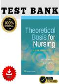 Full Test Bank for Theoretical Basis for Nursing 6th American Edition by Melanie McEwen & Evelyn M&period; Wills &vert; Verified Q&A & Rationales &vert; Updated 2026&sol;2027 &vert; Nursing Theory&comma; Grand & Middle-Range Theories