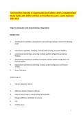 Test Bank for Diversity in Organization 2nd Edition&comma; Bell A Complete Exam Study Guide with 100- Certified and Verified Answers&period; Latest Updated 2026-2027&period;pdf&NewLine;&NewLine;