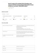 North Carolina SLP-Assistant EXAM Questions and Answers &lpar;Verified Answers&rpar; Study Guide &lpar;latest version verified for accuracy&rpar; &vert; 20252026 Latest&excl;
