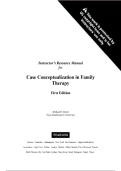Solutions Manual and Test Bank for Case Conceptualization in Family Therapy&comma; 1st Edition by Michael D&period; Reiter &vert; &vert; All  Chapters 1-12 &vert; ISBN 9780132889070 &vert; Family Therapy Models Case Analysis 2026&sol;2027