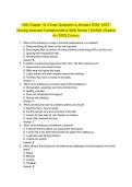 CNA Chapter 1 & 2 Exam Questions & Answers 2026&ndash;2027 &vert; Nursing Assistant Fundamentals & Skills Review &vert; Verified &vert; Graded A&plus; &vert; 100&percnt; Pass Guaranteed 