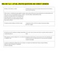 MBA 690 Test 1 ACTUAL UPDATED QUESTIONS AND CORRECT ANSWERS 
