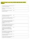 Madm 760 chapter 6 quiz ACTUAL UPDATED QUESTIONS AND CORRECT &NewLine;ANSWERS 
