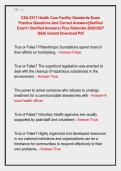 CSA Z317 Health Care Facility Standards Exam &NewLine;Practice Questions And Correct Answers&vert;&vert;Verified &NewLine;Exam&excl;&excl; &lpar;Verified Answers&rpar; Plus Rationale 2026&sol;2027 &NewLine;Q&A&vert; Instant Download Pdf 
