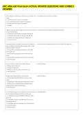 UNC MBA 650 Final Exam ACTUAL UPDATED QUESTIONS AND CORRECT &NewLine;ANSWERS 