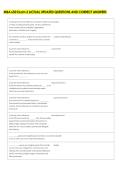 MBA 650 Exam 3 ACTUAL UPDATED QUESTIONS AND CORRECT ANSWERS