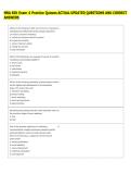 MBA 650 Exam 4 Practice Quizzes ACTUAL UPDATED QUESTIONS AND CORRECT &NewLine;ANSWERS 