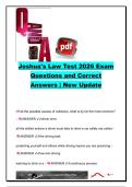 DRIVERS EDUCATION &lpar;JOSHUAS LAW&rpar; EXAM COMPLETE PACKAGE DEAL