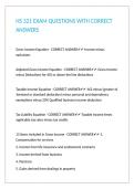 HS 321 EXAM QUESTIONS WITH CORRECT ANSWERS