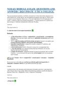NUR 621 MODULE 4 EXAM &vert; QUESTIONS AND ANSWERS &vert; 2026 UPDATE &vert; UTICA COLLEGE&period;